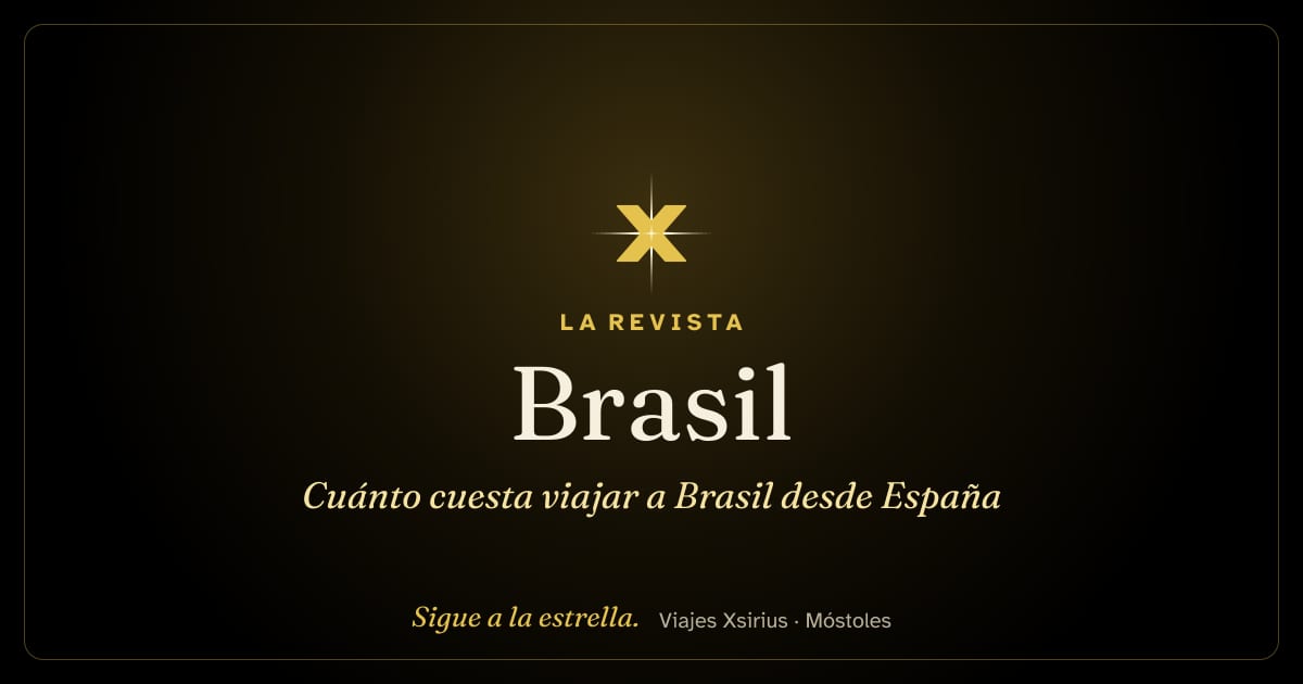 Cuánto cuesta viajar a Brasil desde España