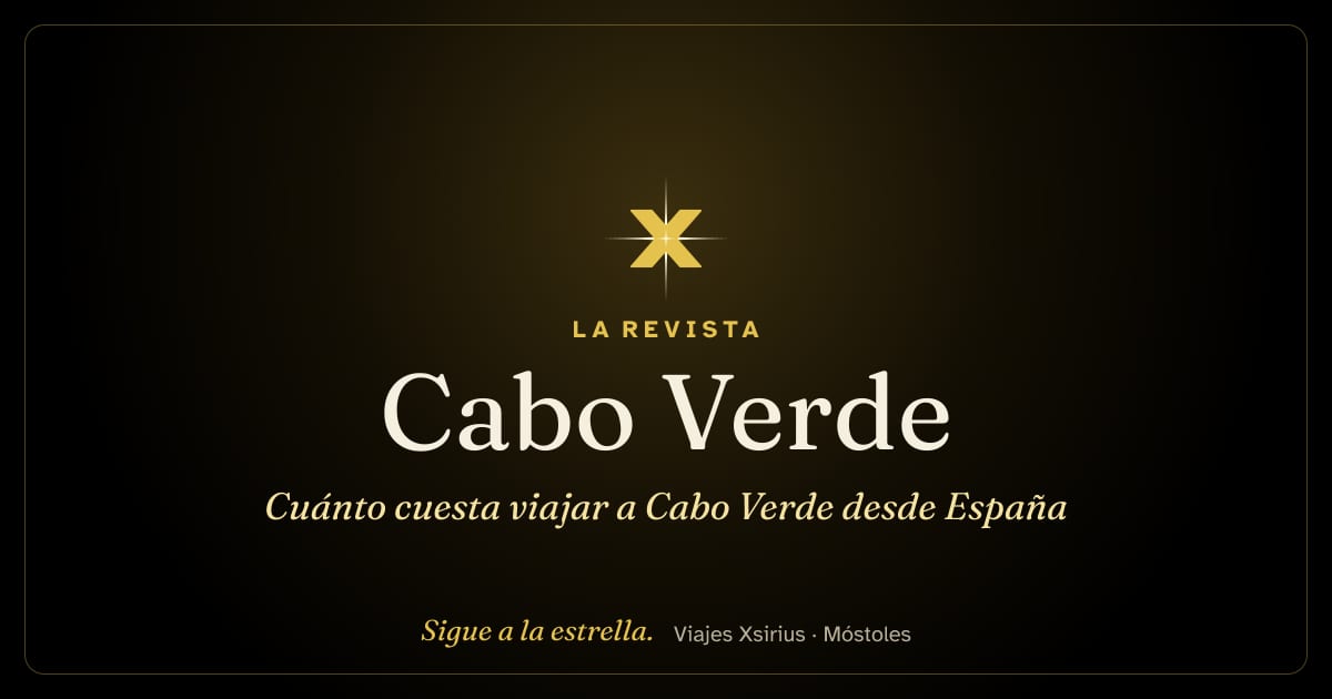 Cuánto cuesta viajar a Cabo Verde desde España