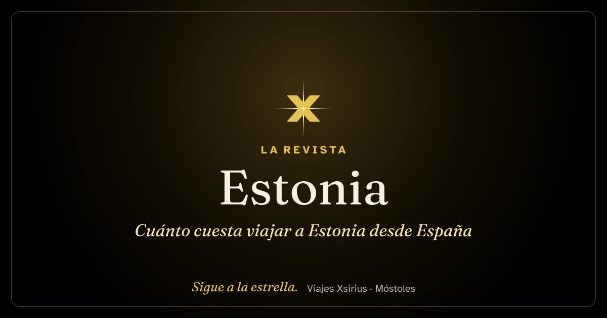 Cuánto cuesta viajar a Estonia desde España