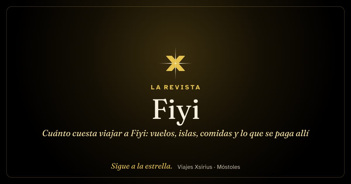 Cuánto cuesta viajar a Fiyi: vuelos, islas, comidas y lo que se paga allí
