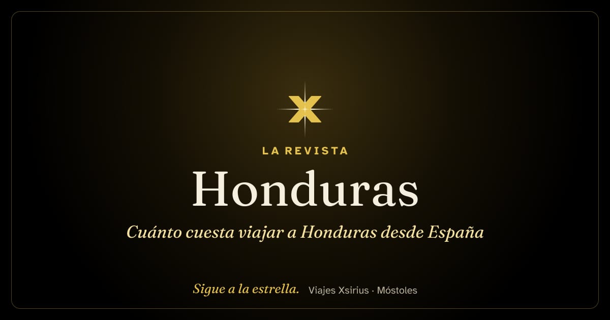 Cuánto cuesta viajar a Honduras desde España