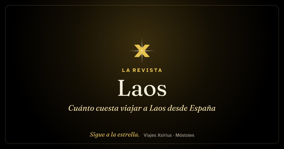 Cuánto cuesta viajar a Laos desde España