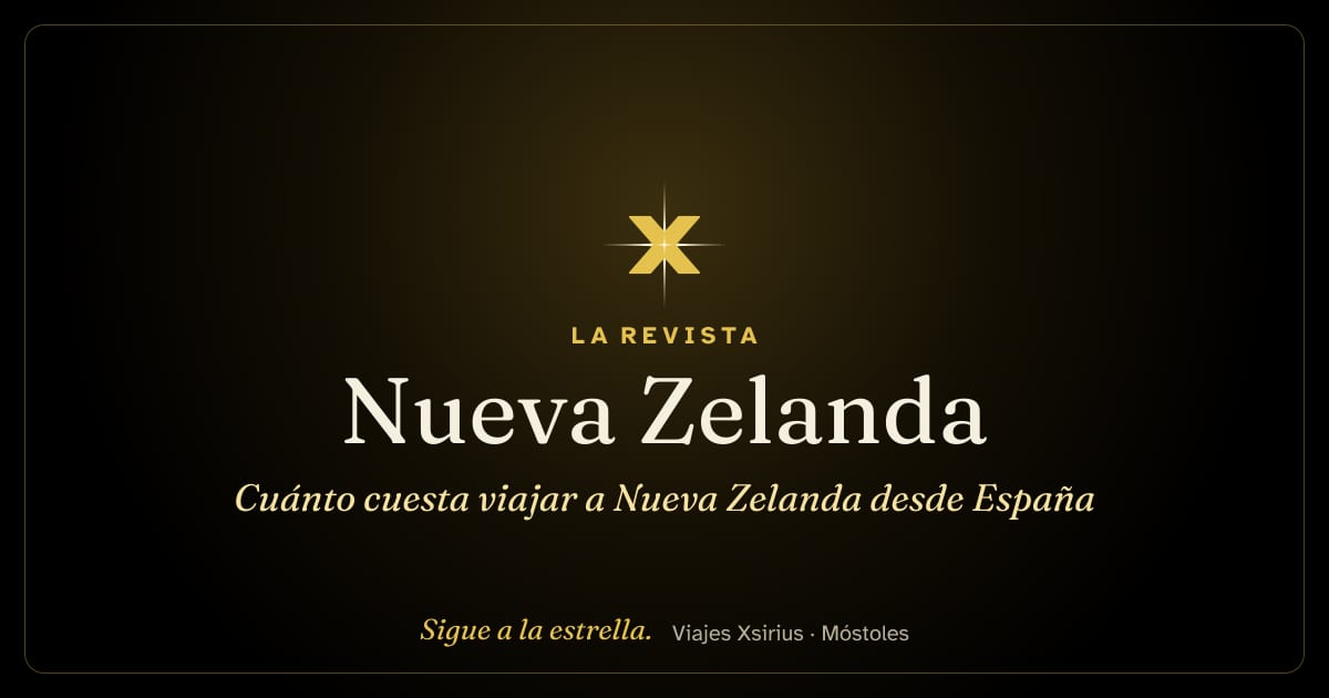 Cuánto cuesta viajar a Nueva Zelanda desde España