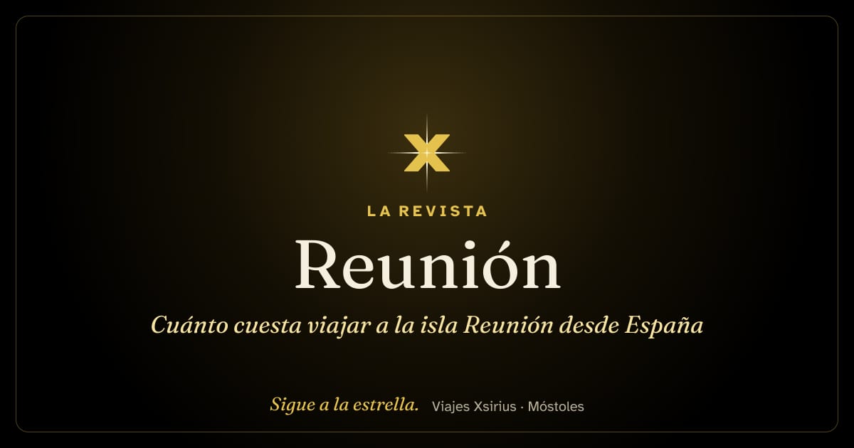 Cuánto cuesta viajar a la isla Reunión desde España