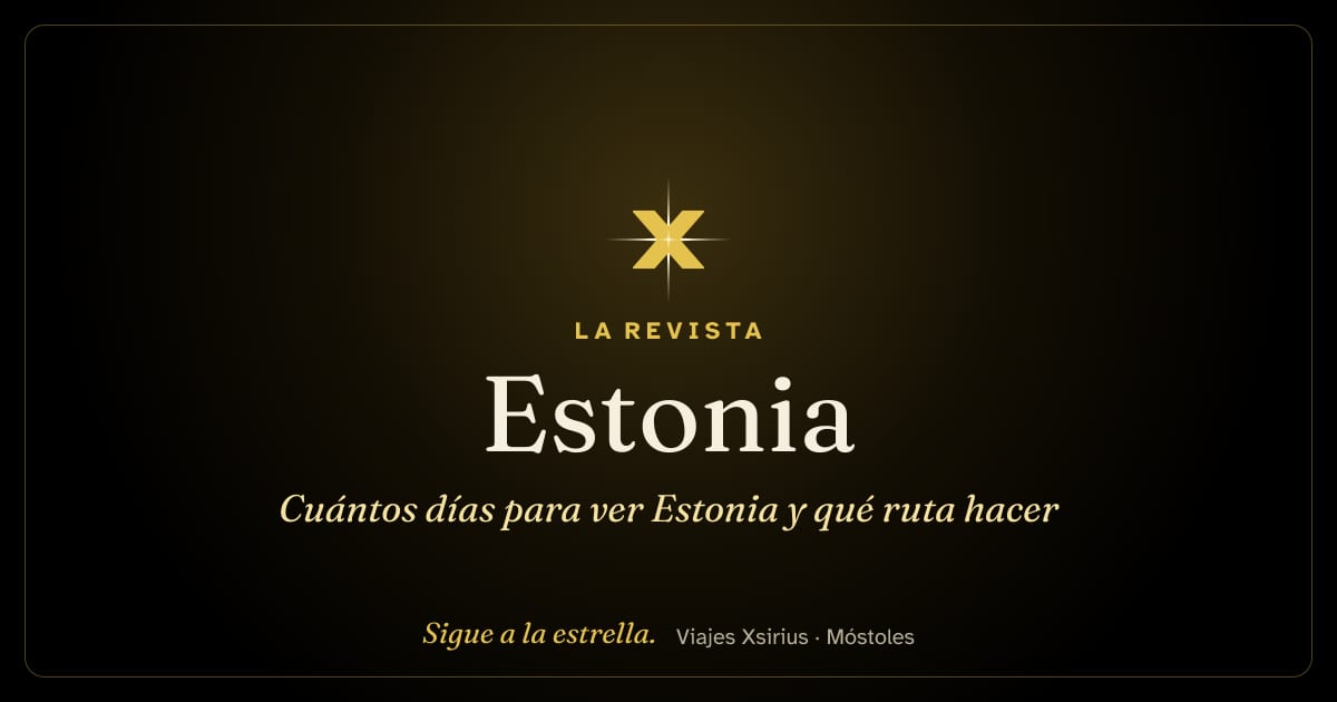 Cuántos días para ver Estonia y qué ruta hacer