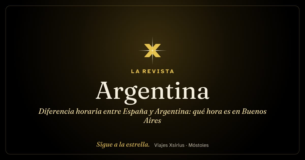 Diferencia horaria entre España y Argentina: qué hora es en Buenos Aires