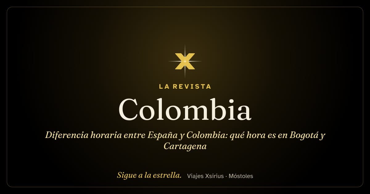 Diferencia horaria entre España y Colombia: qué hora es en Bogotá y Cartagena