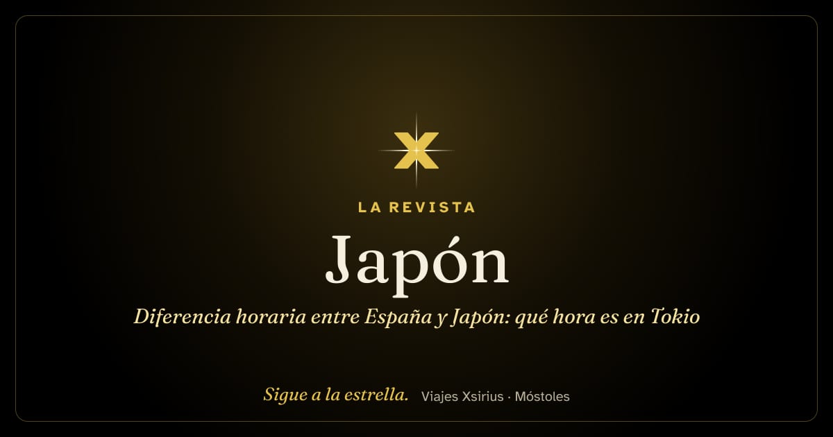 Diferencia horaria entre España y Japón: qué hora es en Tokio