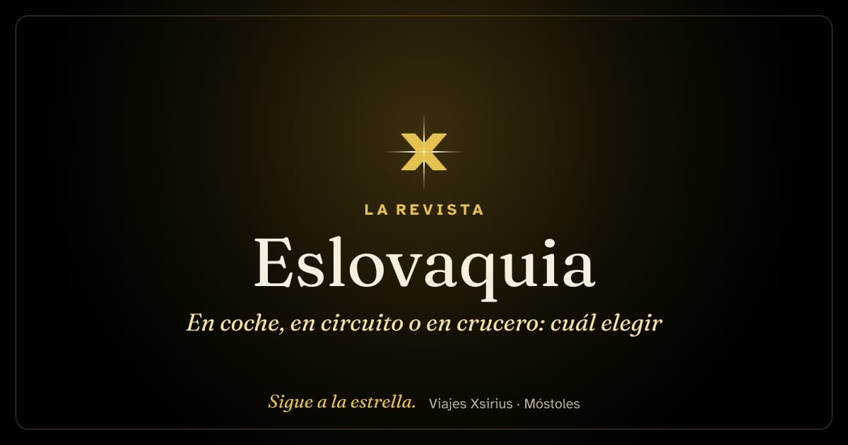 Eslovaquia en coche, en circuito o en crucero: cuál elegir