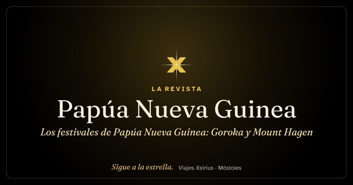 Los festivales de Papúa Nueva Guinea: Goroka y Mount Hagen