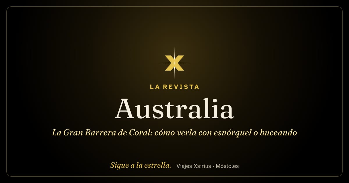 La Gran Barrera de Coral: cómo verla con esnórquel o buceando
