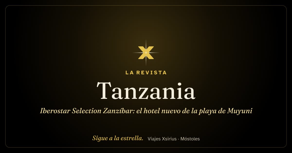Iberostar Selection Zanzíbar: el hotel nuevo de la playa de Muyuni