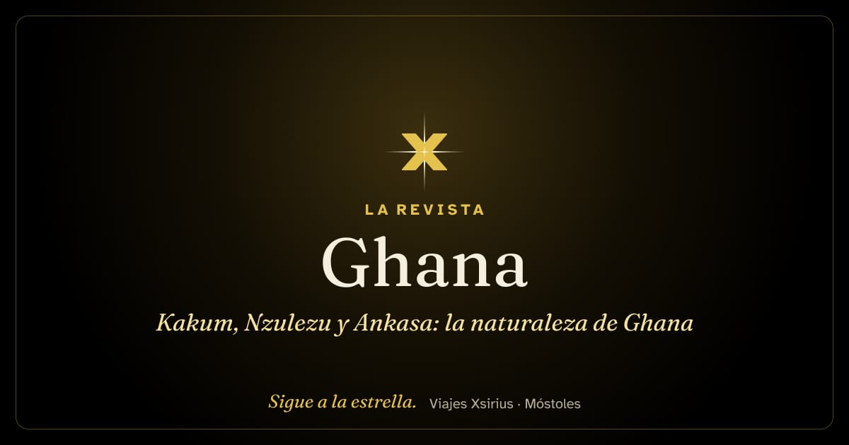 Kakum, Nzulezu y Ankasa: la naturaleza de Ghana