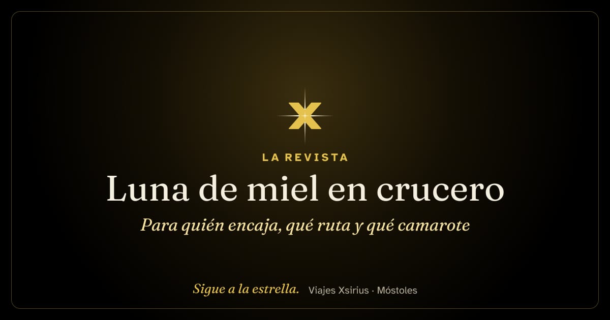 Luna de miel en crucero: para quién encaja, qué ruta y qué camarote