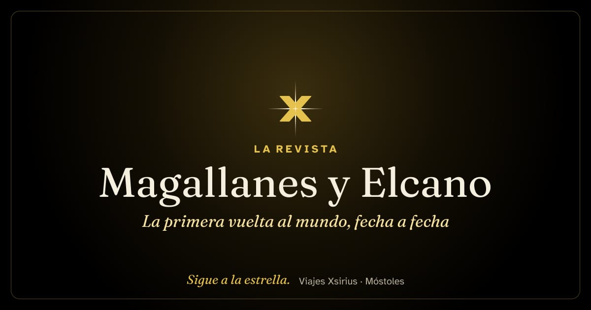 Magallanes y Elcano: la primera vuelta al mundo, fecha a fecha