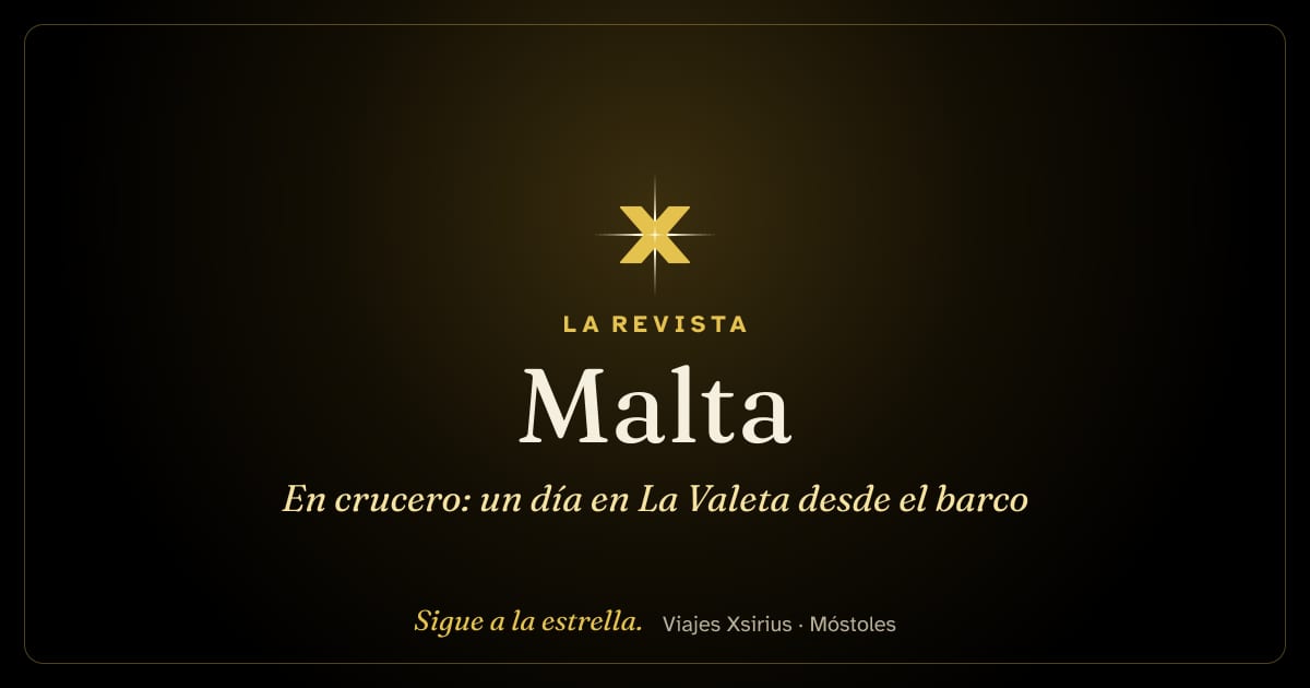 Malta en crucero: un día en La Valeta desde el barco