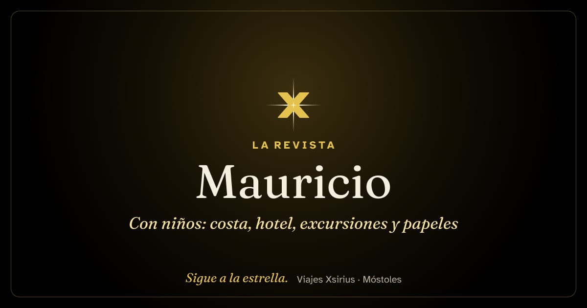 Mauricio con niños: costa, hotel, excursiones y papeles