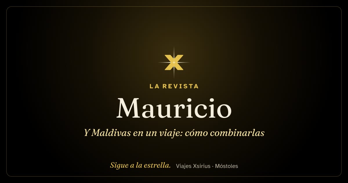 Mauricio y Maldivas en un viaje: cómo combinarlas