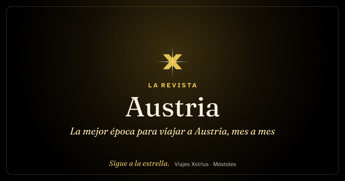 La mejor época para viajar a Austria, mes a mes