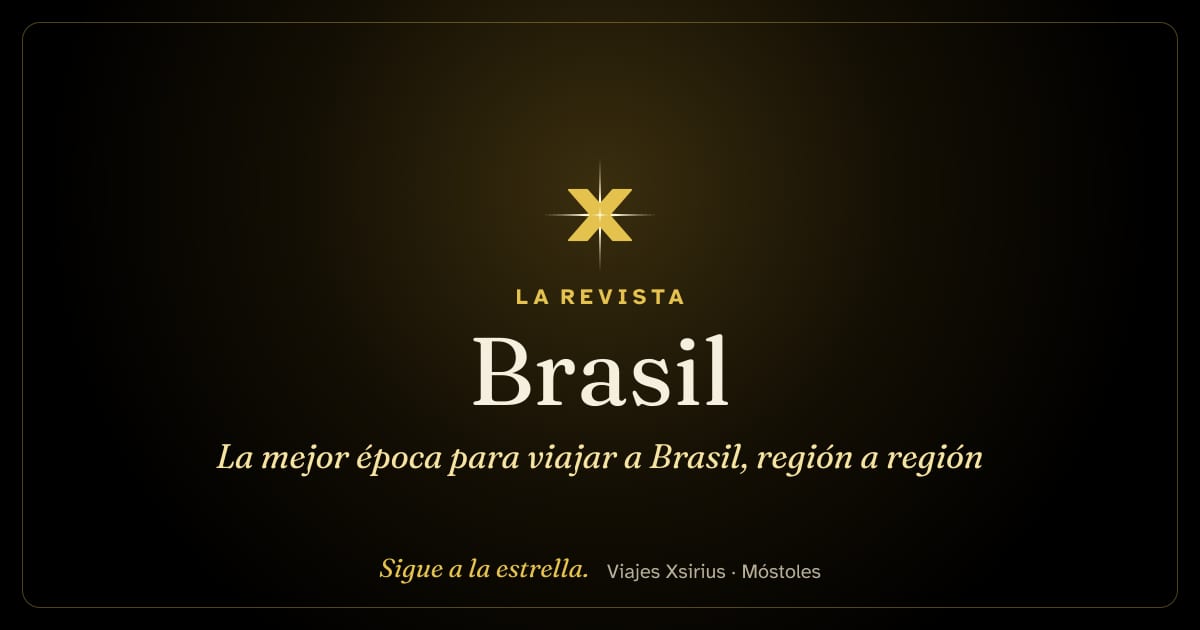 La mejor época para viajar a Brasil, región a región