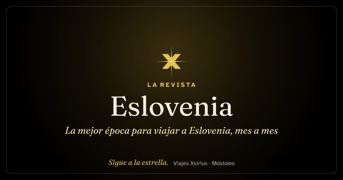 La mejor época para viajar a Eslovenia, mes a mes