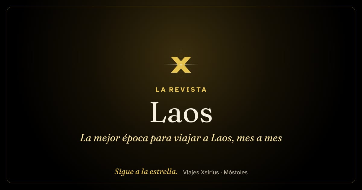 La mejor época para viajar a Laos, mes a mes