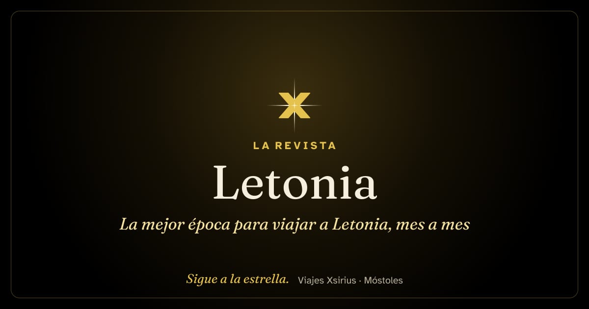 La mejor época para viajar a Letonia, mes a mes