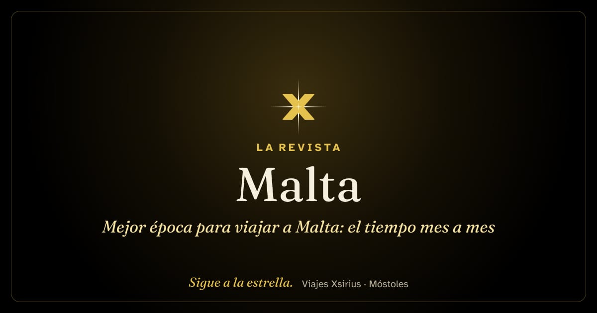 Mejor época para viajar a Malta: el tiempo mes a mes