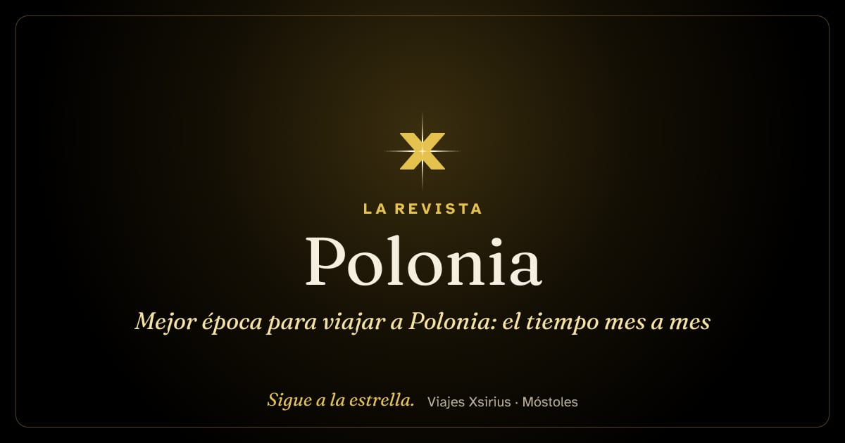 Mejor época para viajar a Polonia: el tiempo mes a mes