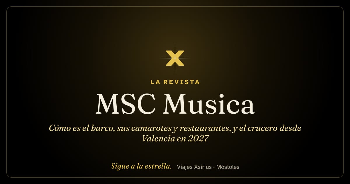 MSC Musica: cómo es el barco, sus camarotes y restaurantes, y el crucero desde Valencia en 2027