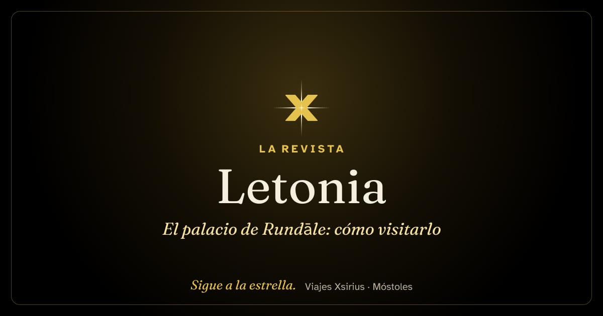 El palacio de Rundāle: cómo visitarlo