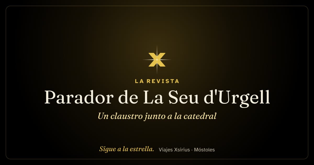 Parador de La Seu d'Urgell: un claustro junto a la catedral