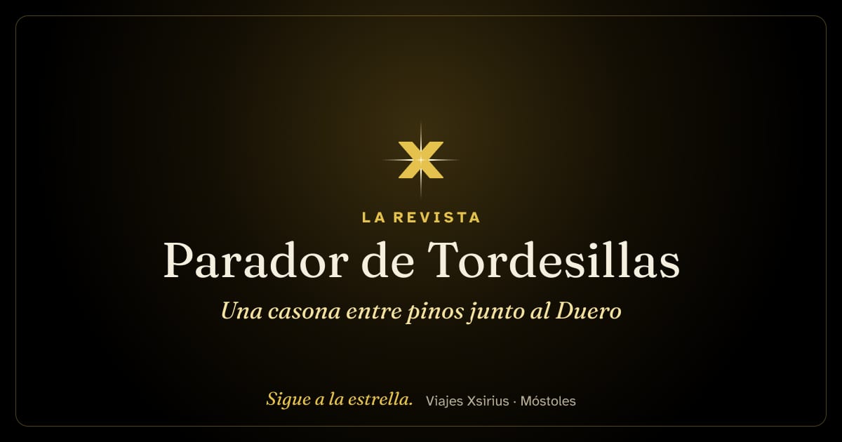 Parador de Tordesillas: una casona entre pinos junto al Duero
