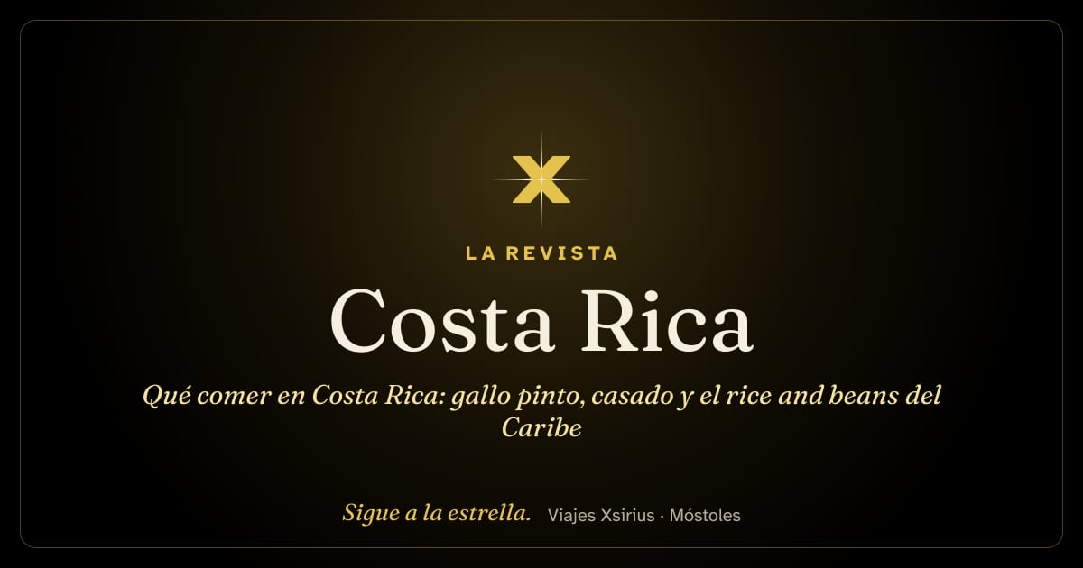 Qué comer en Costa Rica: gallo pinto, casado y el rice and beans del Caribe