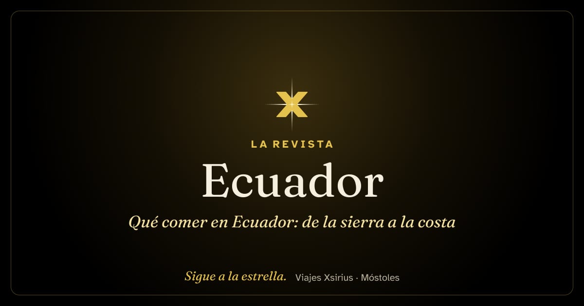 Qué comer en Ecuador: de la sierra a la costa