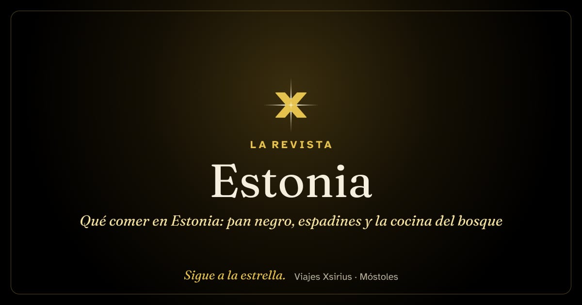 Qué comer en Estonia: pan negro, espadines y la cocina del bosque