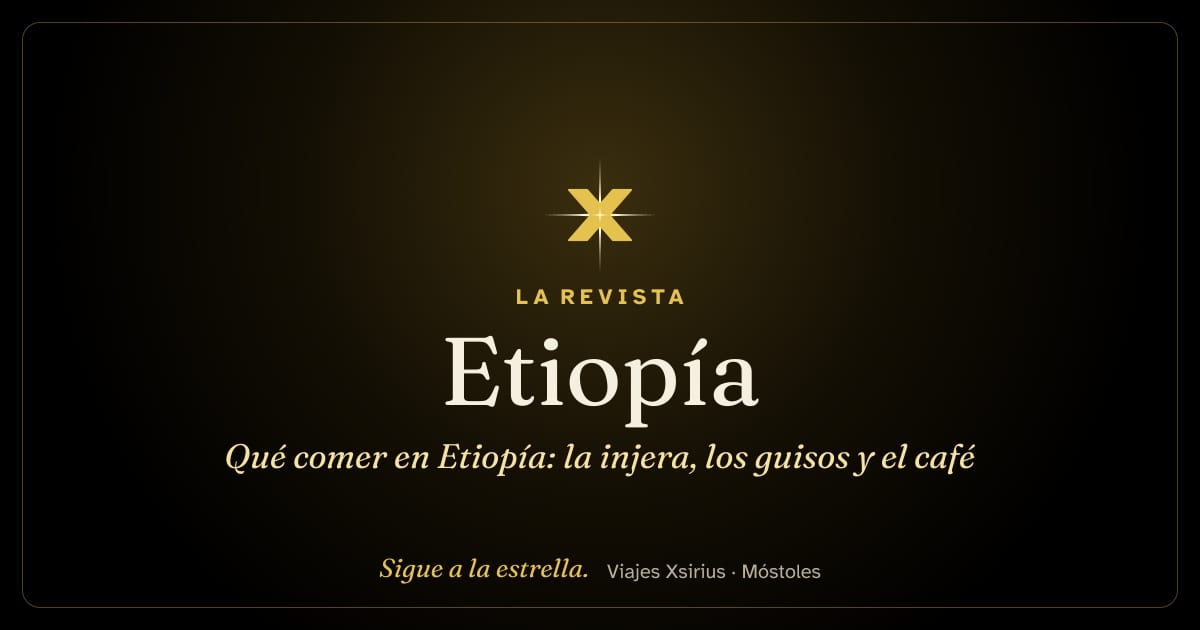 Qué comer en Etiopía: la injera, los guisos y el café