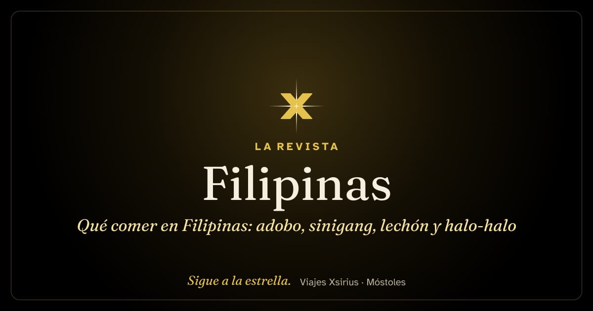 Qué comer en Filipinas: adobo, sinigang, lechón y halo-halo