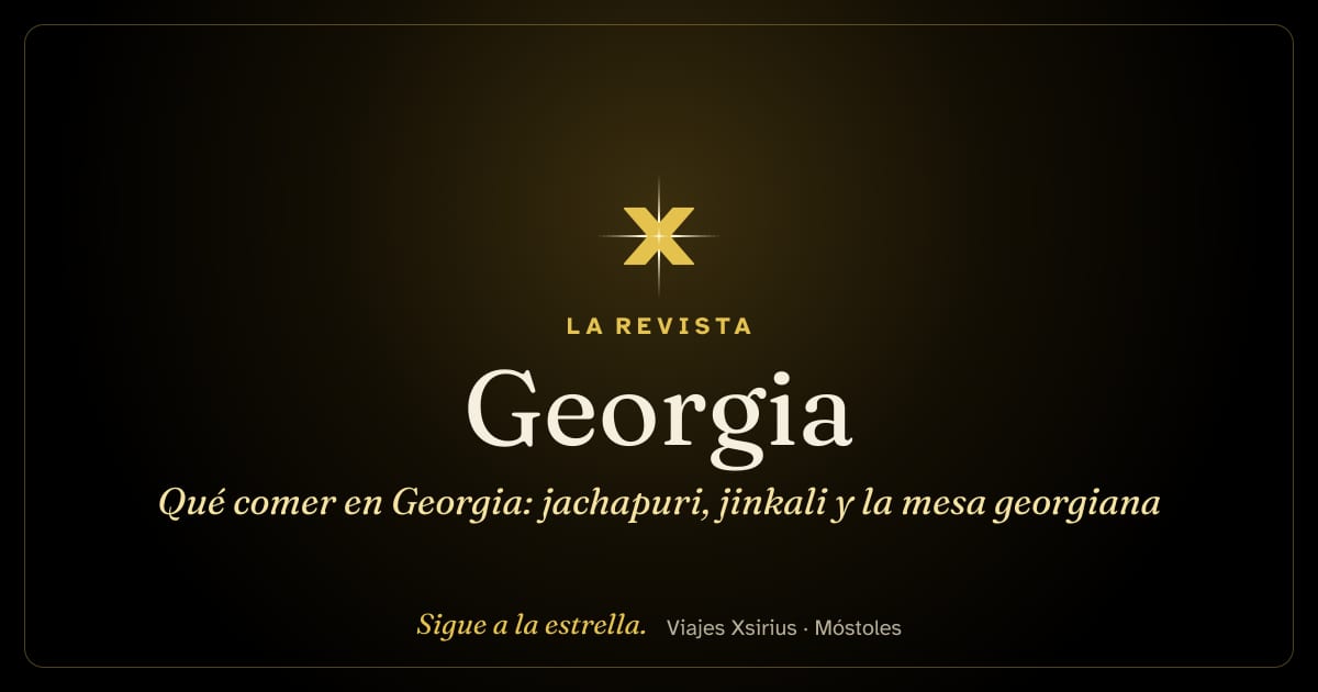 Qué comer en Georgia: jachapuri, jinkali y la mesa georgiana