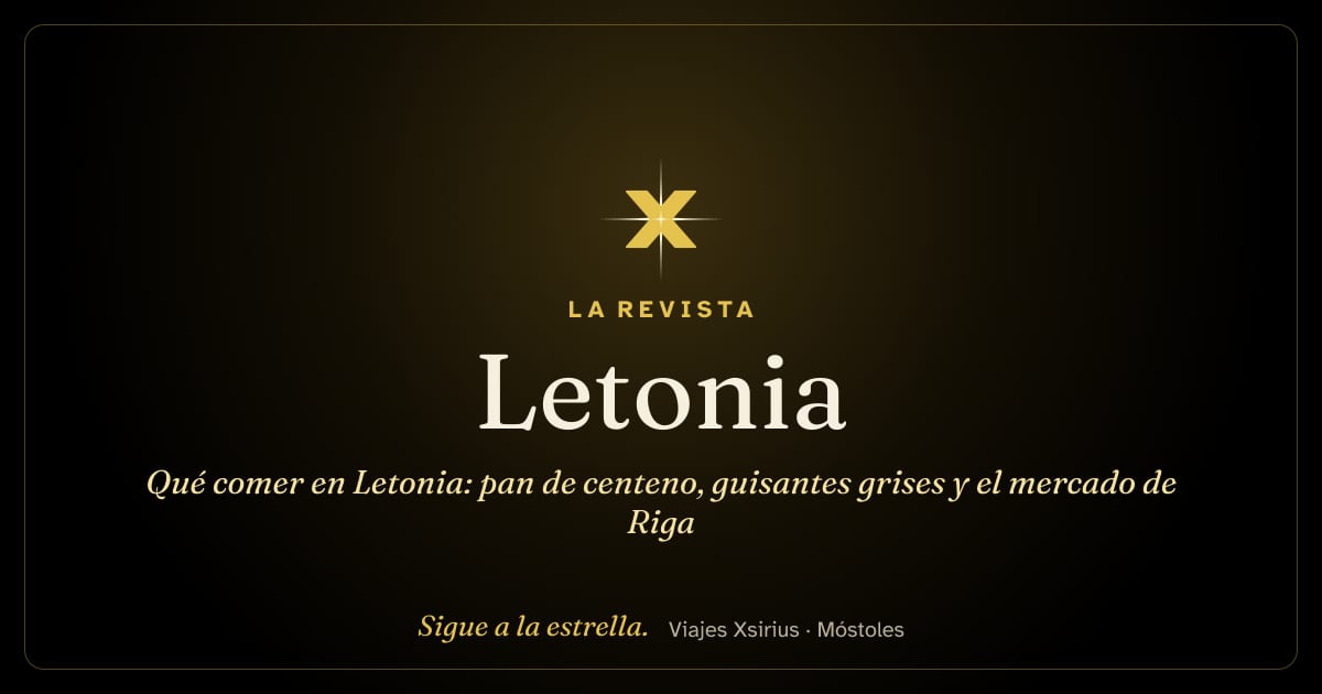 Qué comer en Letonia: pan de centeno, guisantes grises y el mercado de Riga