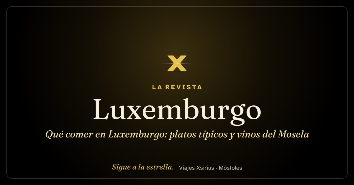 Qué comer en Luxemburgo: platos típicos y vinos del Mosela