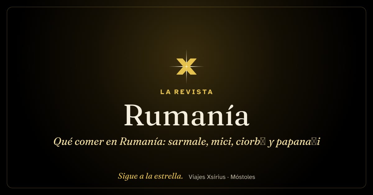 Qué comer en Rumanía: sarmale, mici, ciorbă y papanași