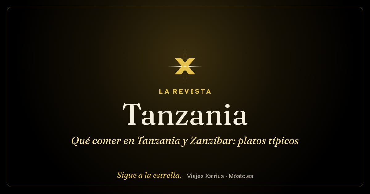 Qué comer en Tanzania y Zanzíbar: platos típicos