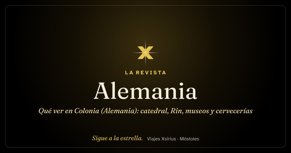 Qué ver en Colonia (Alemania): catedral, Rin, museos y cervecerías