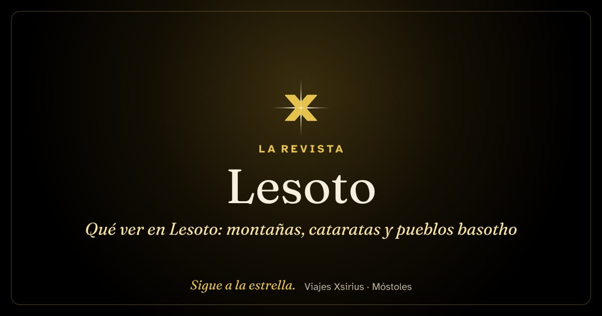 Qué ver en Lesoto: montañas, cataratas y pueblos basotho