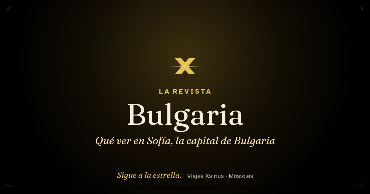 Qué ver en Sofía, la capital de Bulgaria