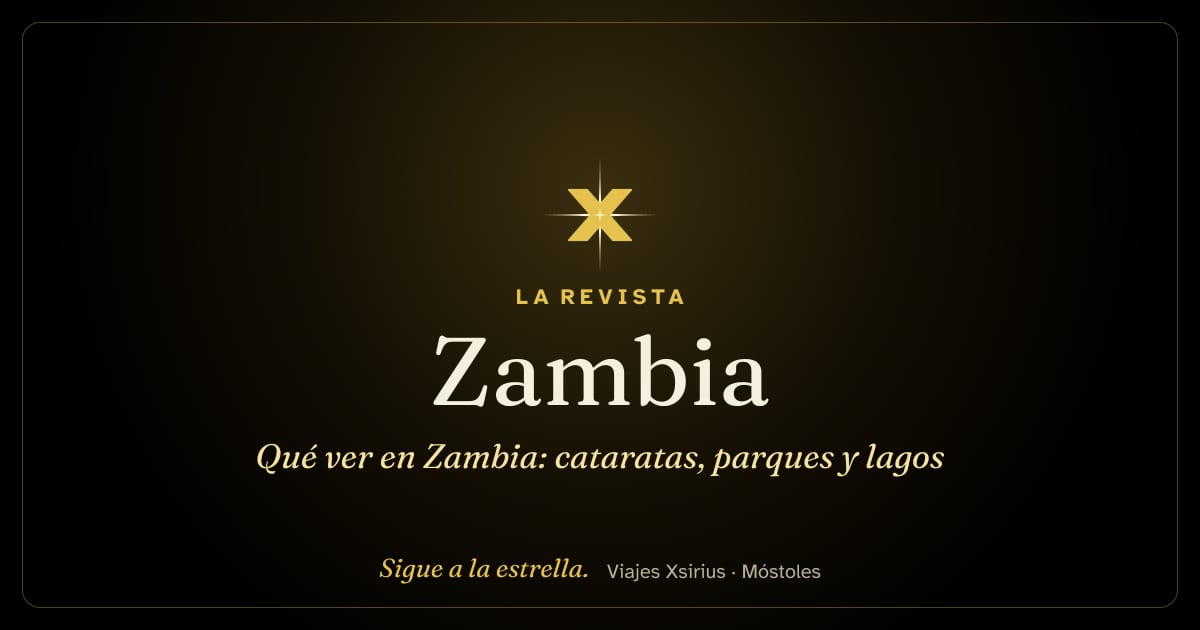 Qué ver en Zambia: cataratas, parques y lagos