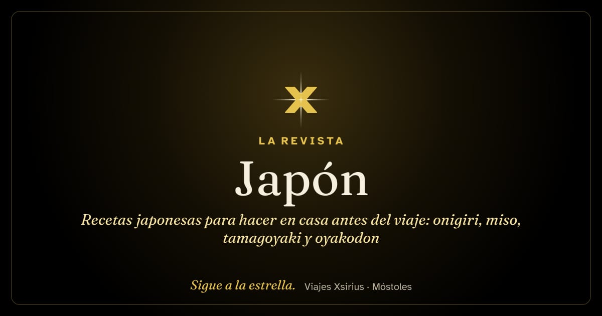Recetas japonesas para hacer en casa antes del viaje: onigiri, miso, tamagoyaki y oyakodon