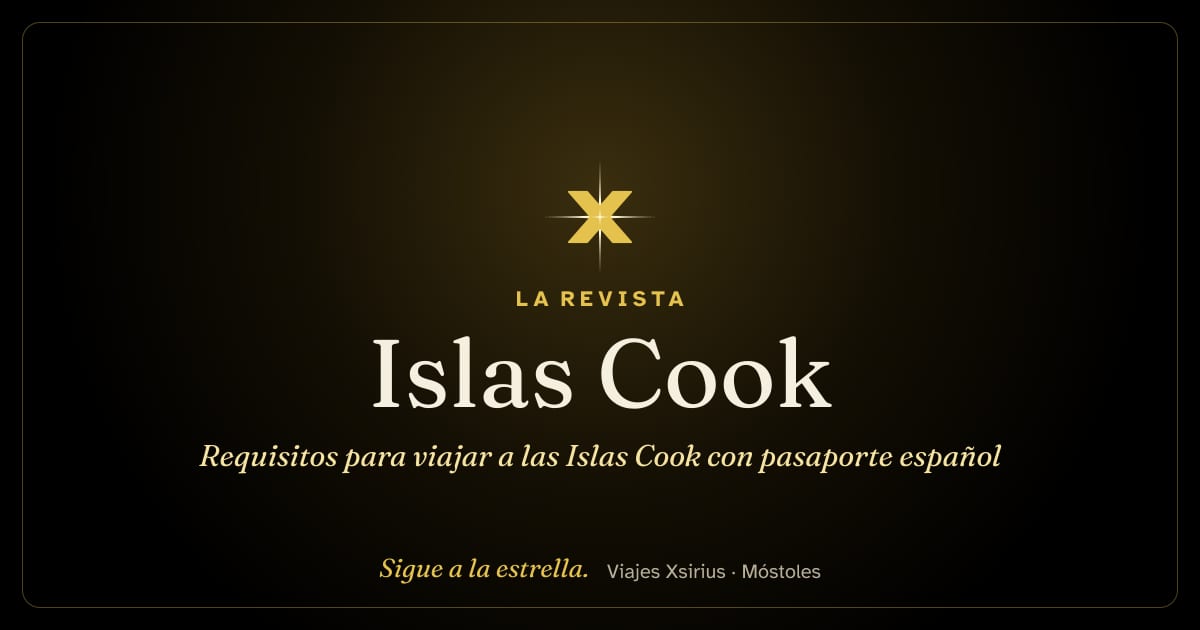 Requisitos para viajar a las Islas Cook con pasaporte español