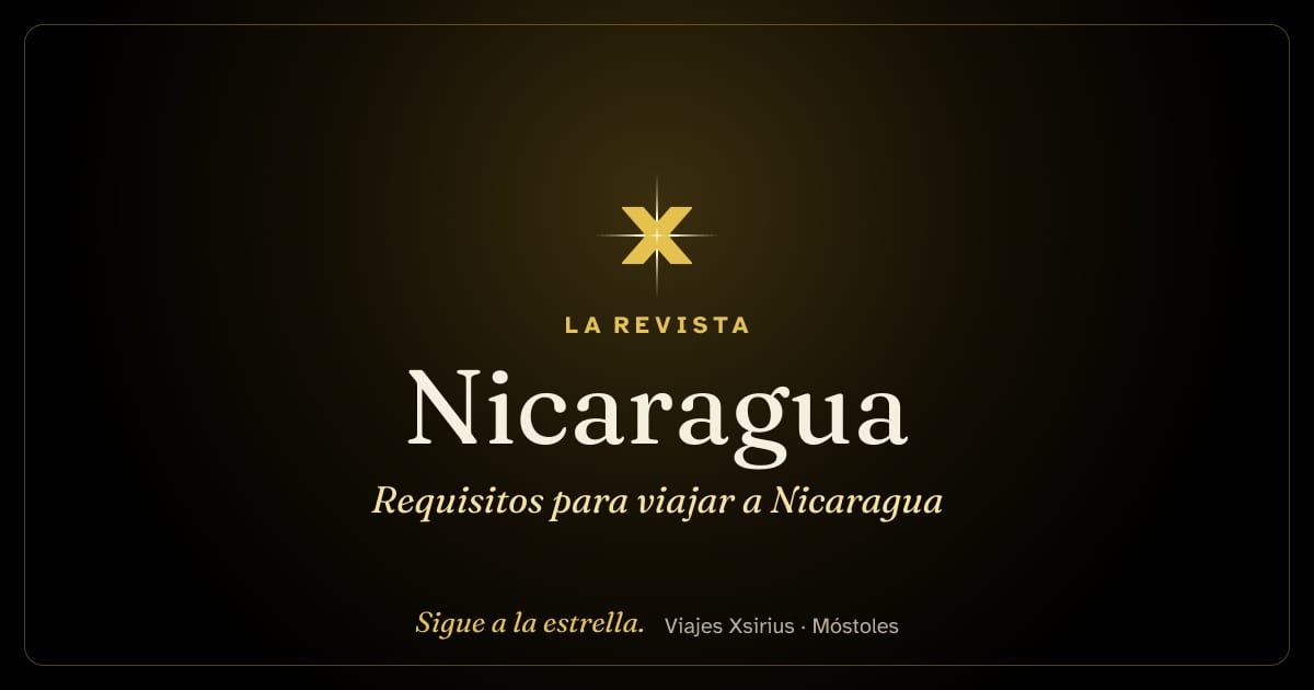 Requisitos para viajar a Nicaragua